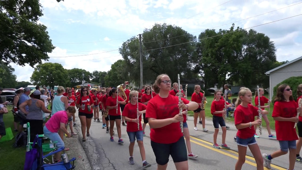 Channahon Jr High School at Channahon Parade 2017 YouTube
