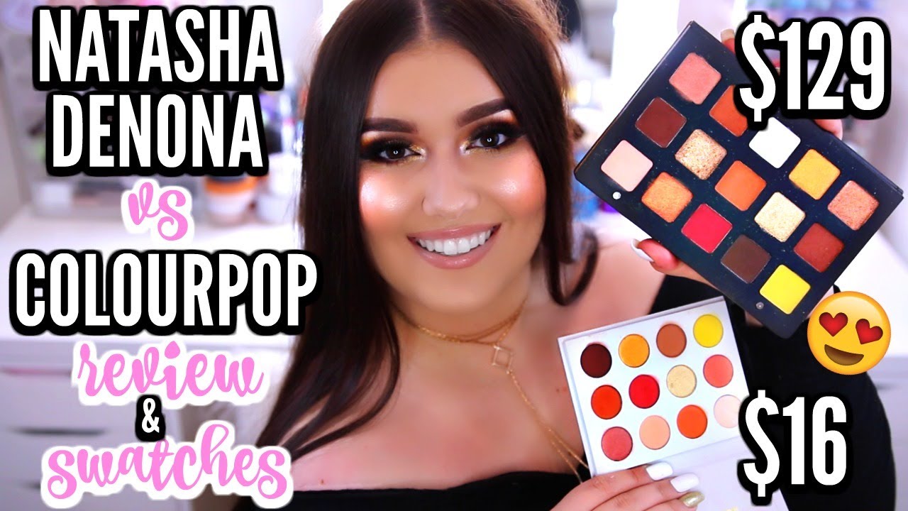 $129 vs $16 DUPE?! | Natasha Denona Sunset Palette & Colourpop Yes Please Palette ♡ Deanna Borocz