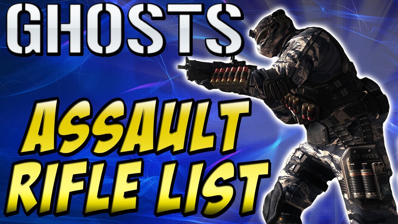 Call of Duty: Ghosts - Weapons List - Assault Rifles