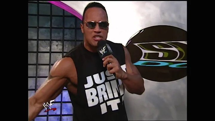 Chris Benoit attacks The Rock backstage: SmackDown, July 13, 2000