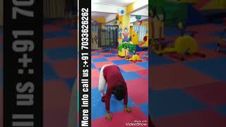 How To Do burpees in 1st level for kids | Junior gym