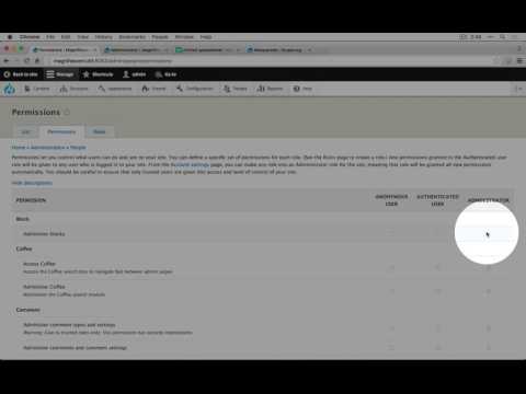 58. How roles and permissions work and what the anonymous, authenticated and administrator roles are
