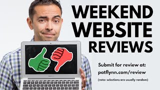 Website and YouTube Channel Reviews - The Income Stream with Pat Flynn - Day 128