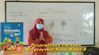 Materi Penjumlahan Pecahan Berpenyebut Sama Kelas 5