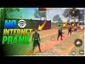 NO INTERNET PRANK WITH ENEMY || FUNNY GAMEPLAY || FREE FIRE BATTLEGROUND