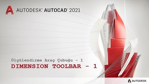 AutoCAD - LINEAR, ALIGNED, ARC LENGHT, RADIUS, BASELINE, CONTINUE Komutları