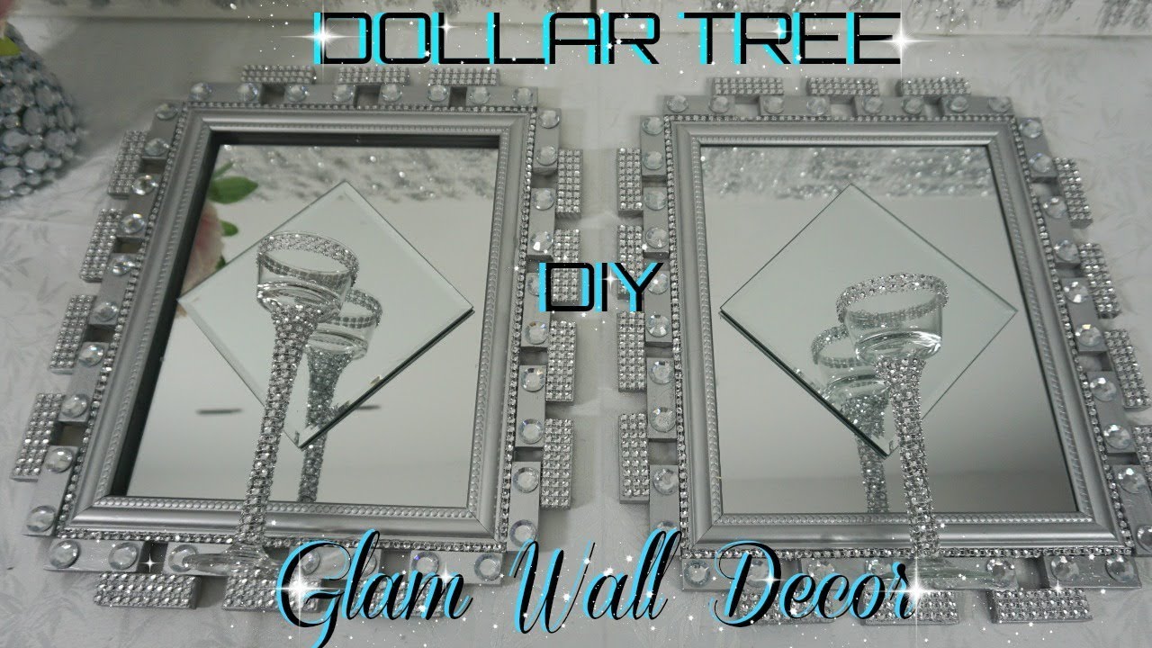 DOLLAR TREE DIY BLING MIRROR WALL SCONCE | DOLLAR STORE GLAM WALL DECOR | DIY HOME DECOR IDEAS ...