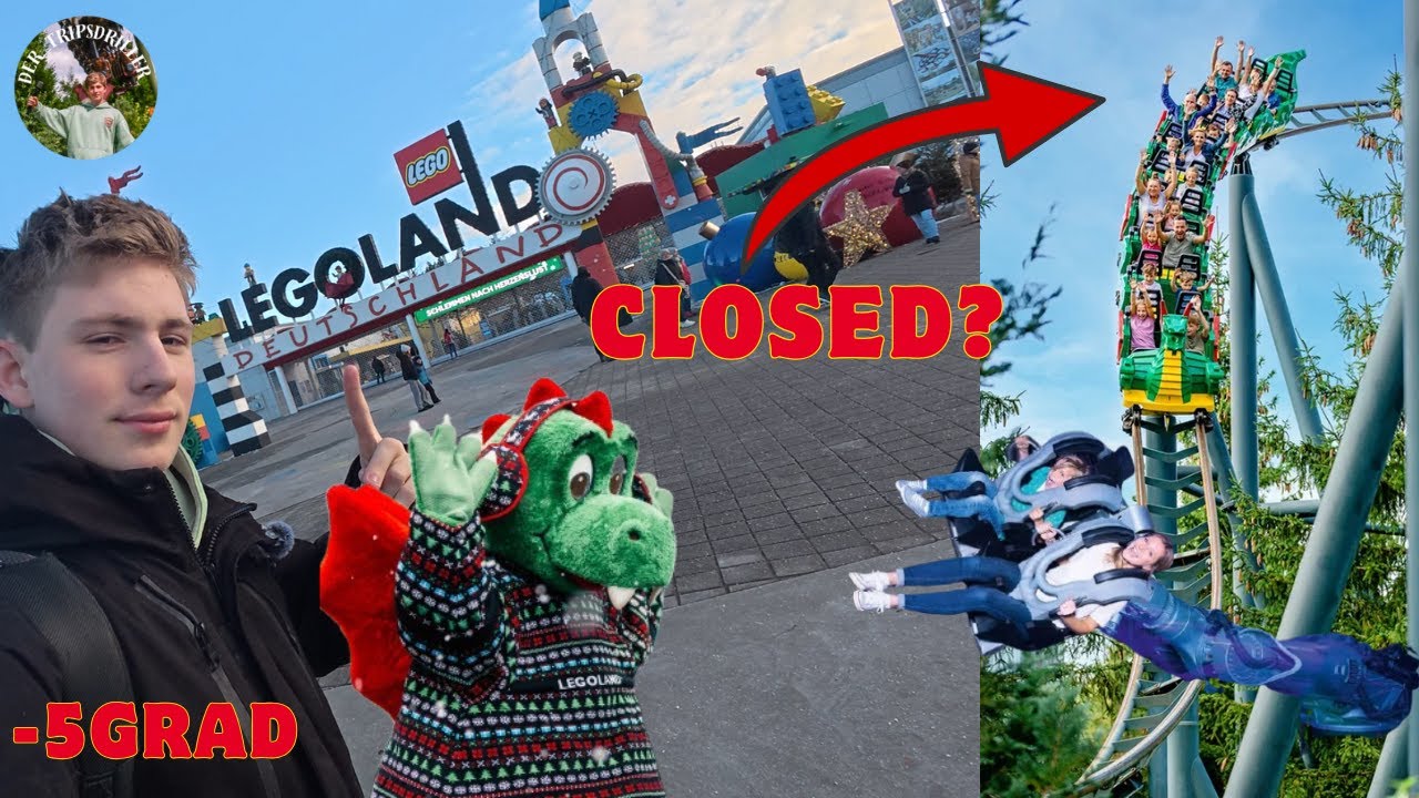 -5 Grad im Legoland? Zu viel geschlossen! Lohnt sich ein Besuch? Vlog#050