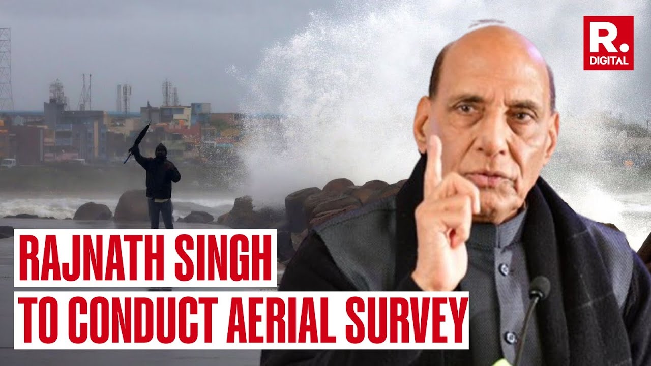 Cyclone Michaung: Rajnath Singh To Visit Tamil Nadu Today To Assess The ...