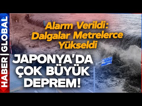 Japonya Yeni Yıla Büyük Depremle Uyandı! Ülkede Alarm Verildi! Büyük Tehlike Var!