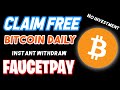 Best Free Bitcoin Faucet 2025 | Earn BTC Without Mining | No Investment