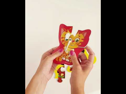 Vladi Toys VT3208-06 Мягкие магнитные Baby puzzle Котенок и щенок