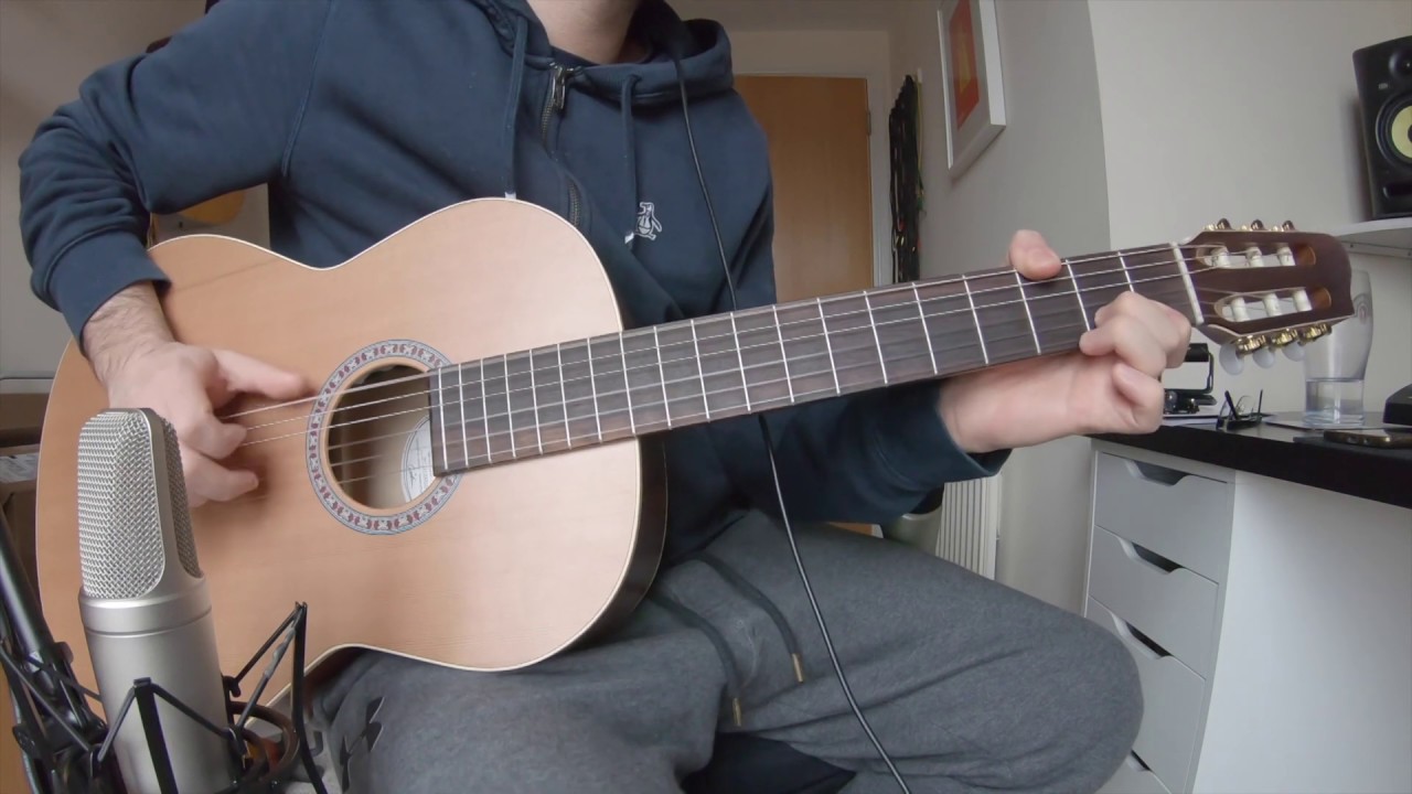 Playing my new Finlayson (by Godin) Spanish / Classical acoustic guitar (2020) C5-NE