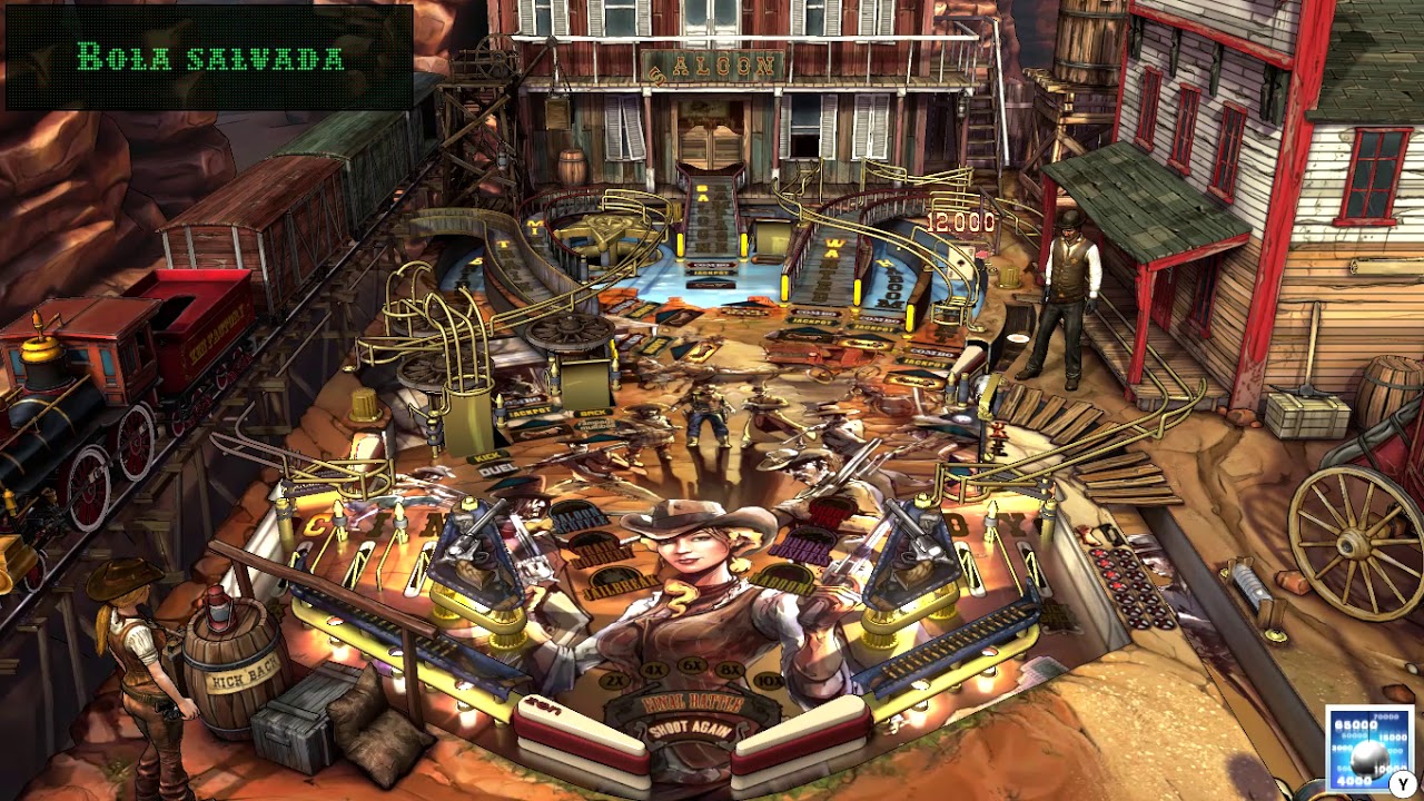 Pinball FX3 Wild West Rampage AMD R5 Graphics 512 MB (Integrada) YouTube