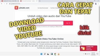 CARA CEPAT DOWNLOAD/UNDUH VIDEO & MP3 DARI YOUTUBE