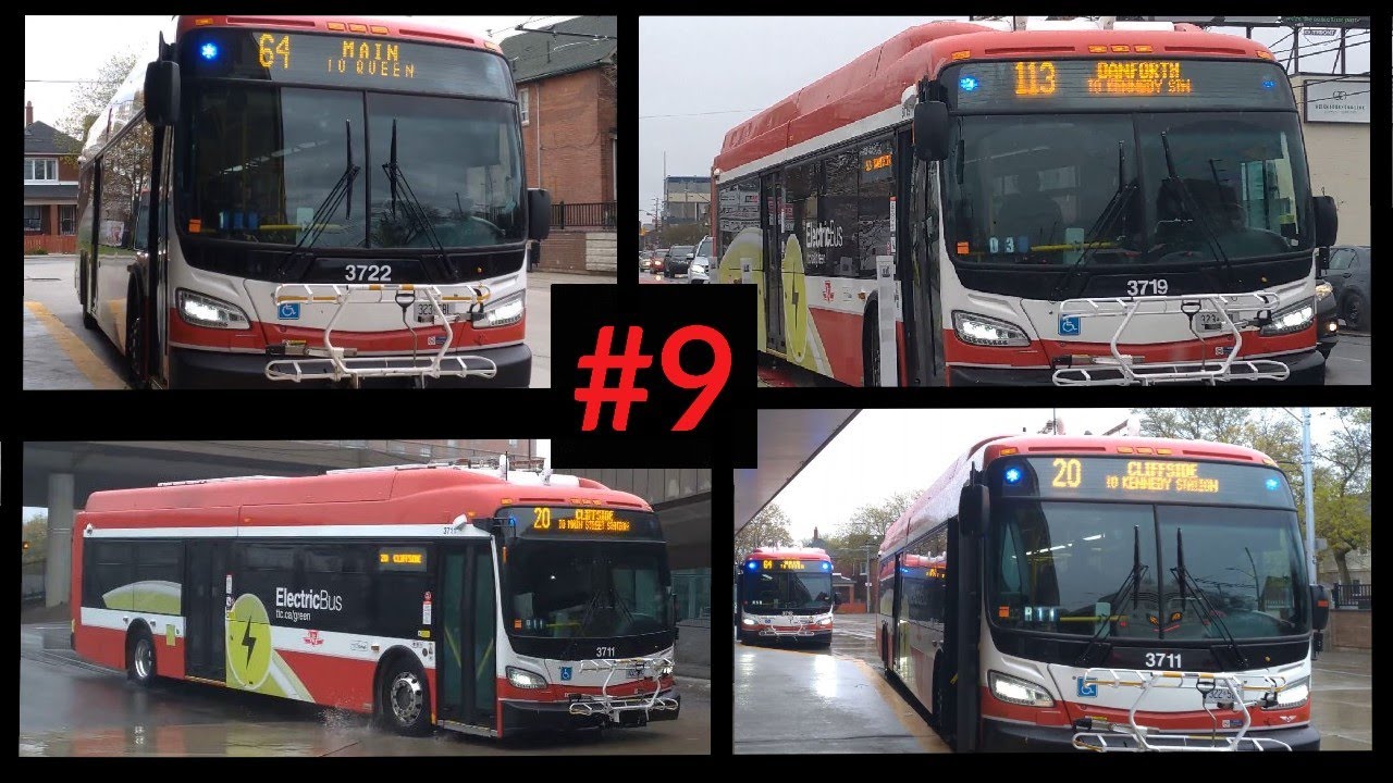 ttc-bus-compilation-9-birchmount-xe40s-youtube