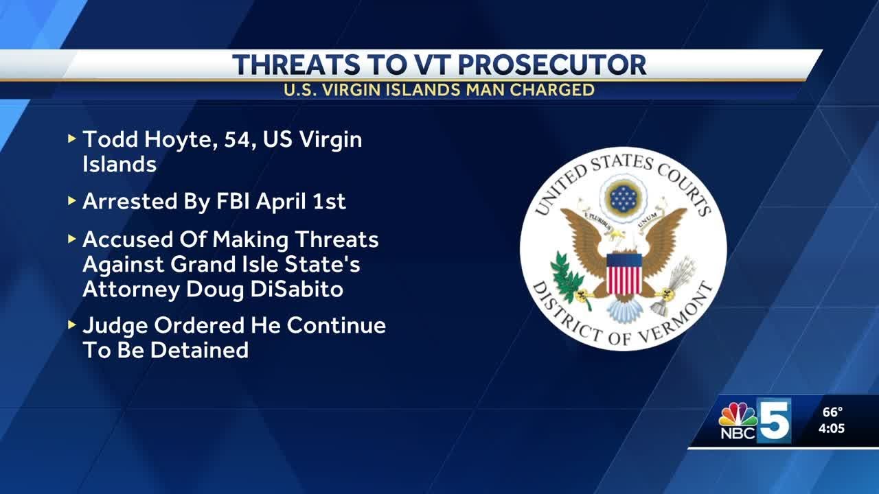 Man who threatened Vermont prosecutor pleads not guilty - YouTube