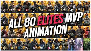 ALL 80 ELITE SKINS MVP ANIMATIONS & Paragon Elites - OPERATION SYSTEM OVERRIDE
