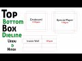 Top Bottom Hard Box Dieline - Packaging Carton Designing - Industrial Level Work - Adobe Ai