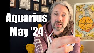 Aquarius USE YOUR BRAIN May 2024 Quick Tarot