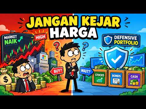 Pasar Saham Sedang Mahal? Cara Membangun Portofolio yang Lebih Aman