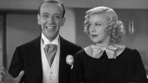 Swing Time (1936) -- Lucky will never learn to dance.