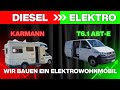 Schluss mit Diesel! Vom E-Transporter zum Camper: Der e-Abt Ausbau beginnt! #elektrocamper #eauto