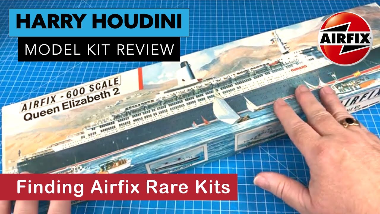 Airfix Classic Queen Elizabeth 2. Box Open and Dry Fit Finding Airfix