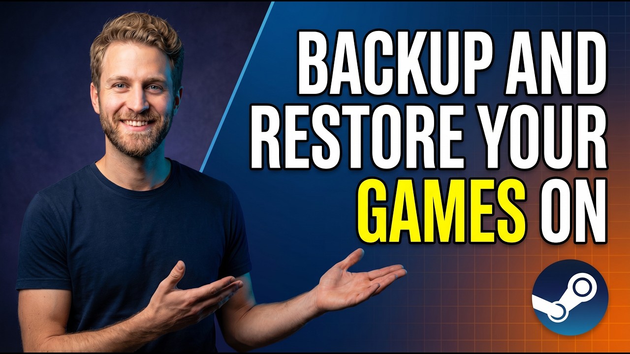 How To Backup And Restore Your Games On Steam (Easy Guide) - YouTube