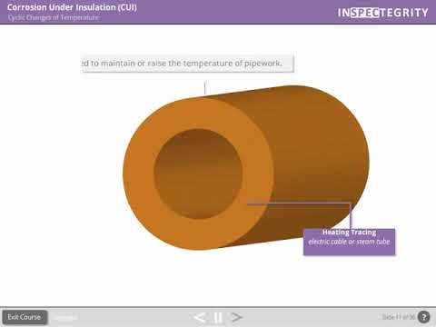 Course Demo for CORROSION UNDER INSULATION (CUI 1) eLearning