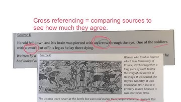 Y7 - DIRT video -  how do I cross reference