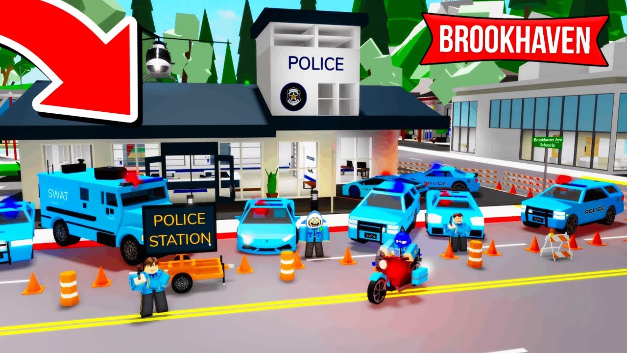 LE MEILLEUR POLICIER DE LA STATION DE POLICE sur BROOKHAVEN RP - YouTube