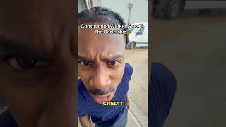 CONSTRUCTION WORKER GOES TO THE DEALERSHIP #automobile #funny #comedy