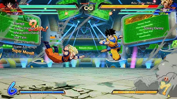 DBFZ New Base Goku Vanish Combos
