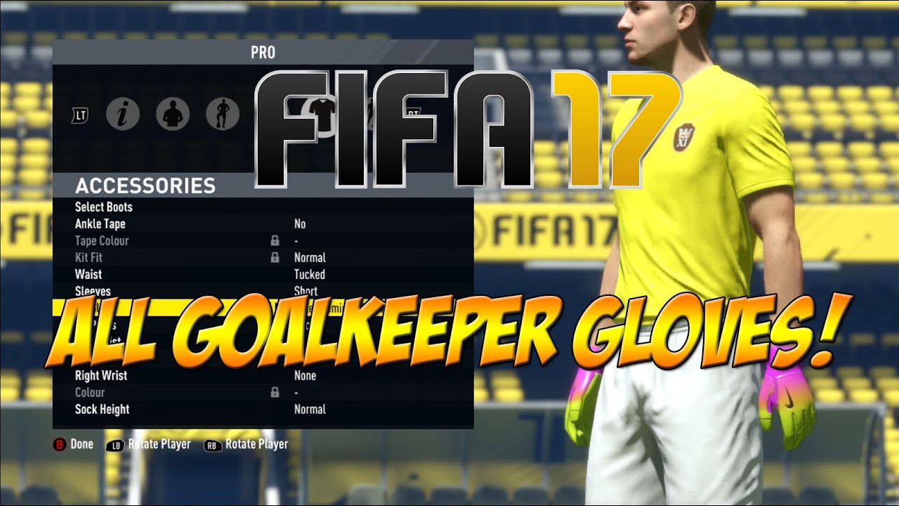 FIFA 17 -  Goalkeeper Gloves