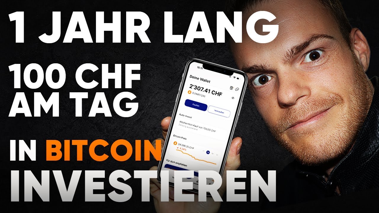 Das Bitcoin Experiment: 100 CHF täglich investieren!