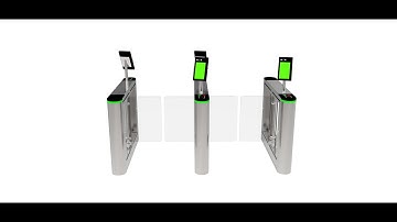 Professional Attendance System Security Swing Gate Facial Recognition Access Control Manufacturer