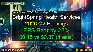 BrightSpring Health Services (BTSG|$13.7B) - 2026 Q2 Earnings Analysis