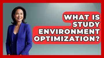 What Is Study Environment Optimization? - The Personal Growth Path