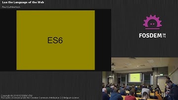 FOSDEM 2016 - K3201 - Lua The Language Of The Web.mp4