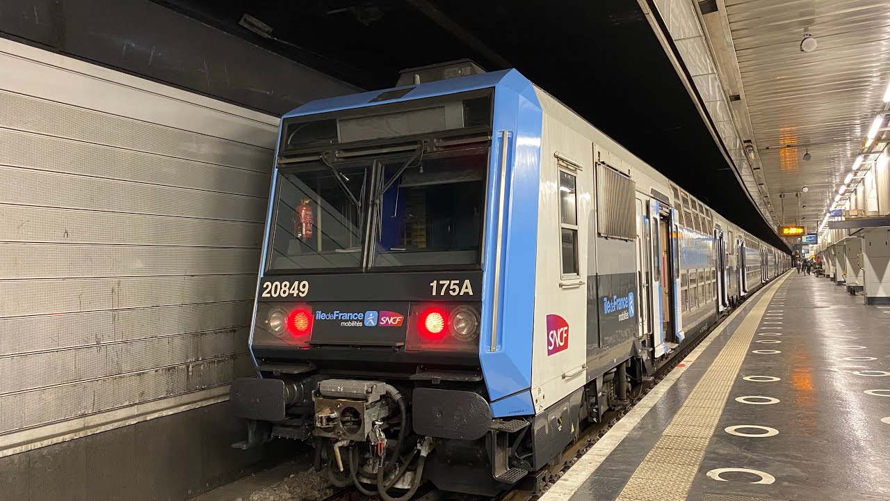 [RER C]Départ de la 1ère z20500 IDFM sur le RER C - YouTube