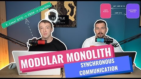 Modular Monolith Full Course: Demo Lesson #1 Communication  between modules