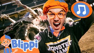 Monster Truck Song! 🎤 |  Blippi 🔍 | Kids Learning Videos! | Exploring And Learning