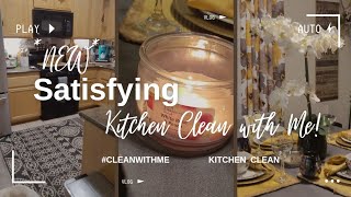 *NEW* Satisfying Kitchen Clean with Me|#kichencleaning #cleaningmotivation