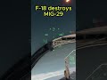 F-18 destroys MIG-29 in DCS World #aviation #dcs #simulation