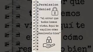 chmod y chown: entiende los permisos en Linux de una vez 🔒 #linux