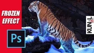 Frozen Tiger | frost effect in Photoshop screenshot 2