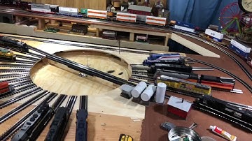 Scratch built O Scale 36” turntable.