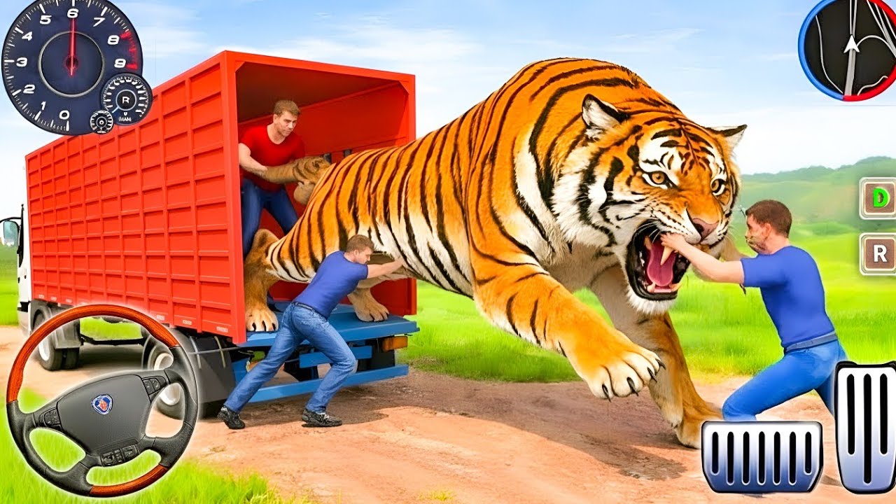 Animal Cargo Truck Driving Game 3D 🦁🚛 | Wild Animal Transport Truck Simulator | Android Gameplay