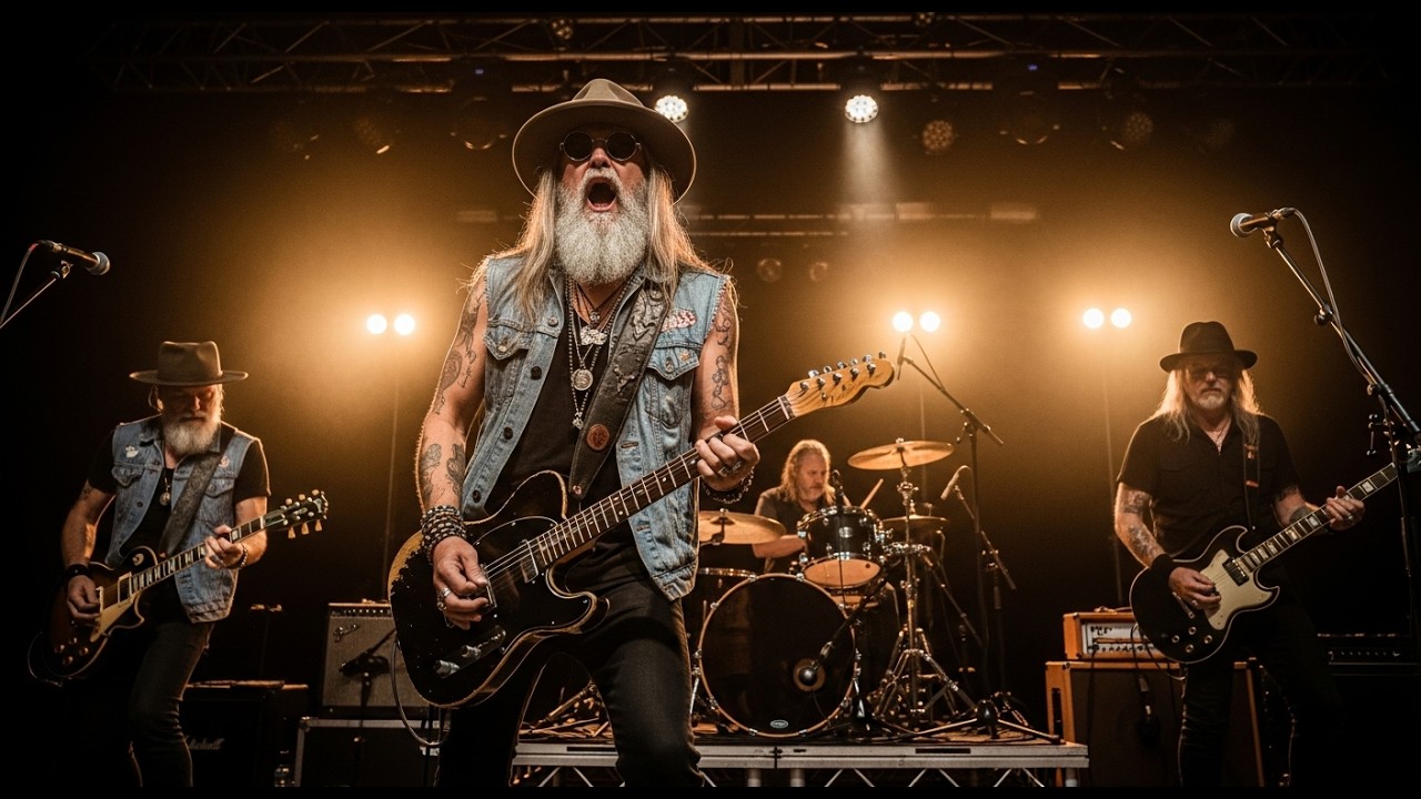 Deep Purple, ZZ Top, Led Zeppelin, ACDC, Jimi Hendrix 🎸🔥 Classic Rock Blues Guitar & Raspy Vocals